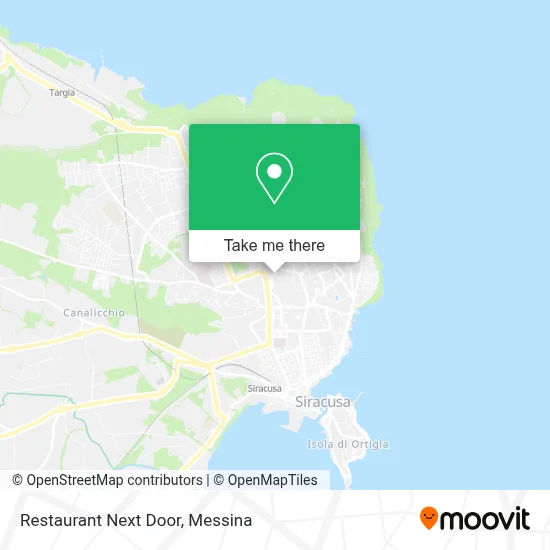 Restaurant Next Door map