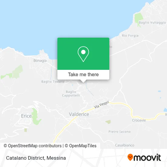 Catalano District map