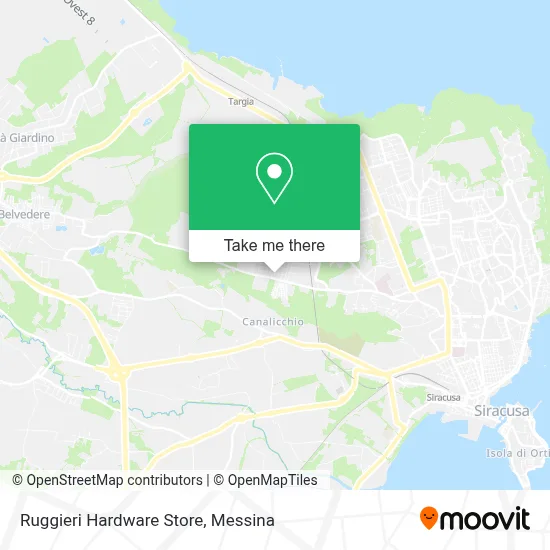 Ruggieri Hardware Store map