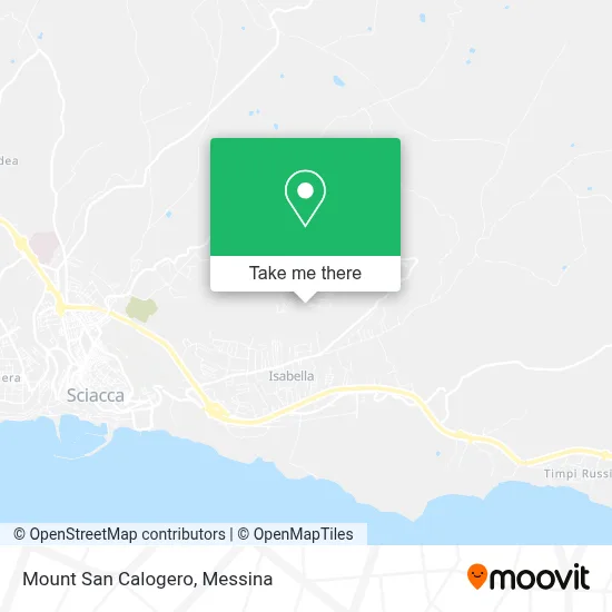 Mount San Calogero map