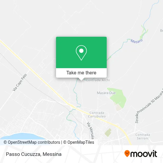 Passo Cucuzza map