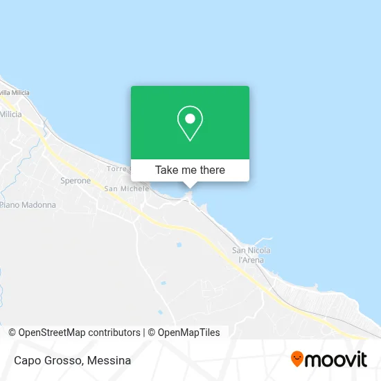 Capo Grosso map