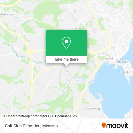 Golf Club Canottieri map