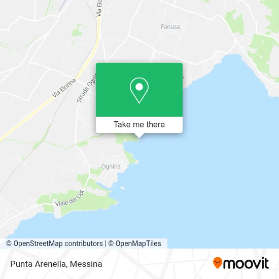 Punta Arenella map