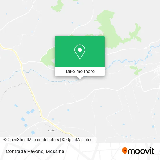 Contrada Pavone map