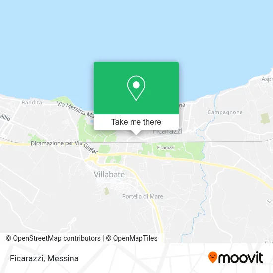Ficarazzi map