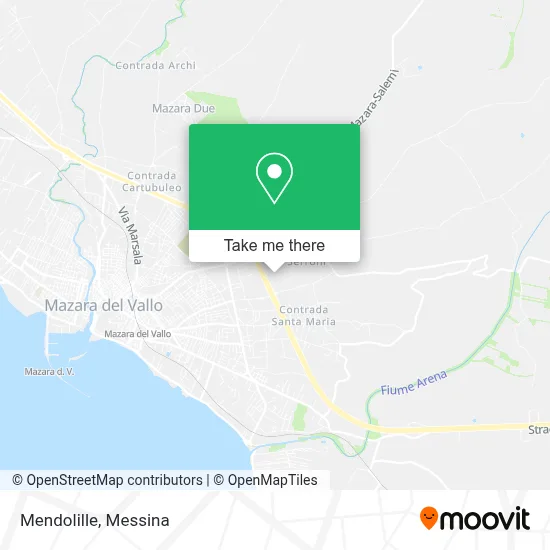 Mendolille map