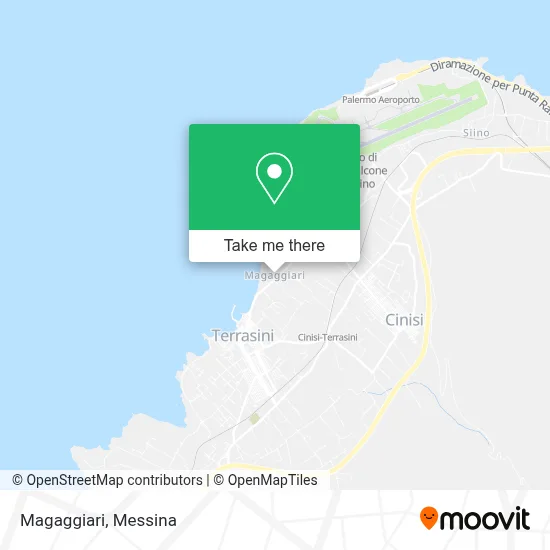Magaggiari map