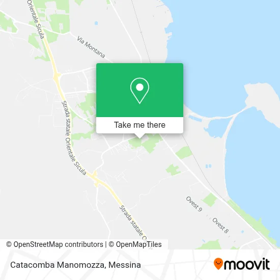 Catacomba Manomozza map