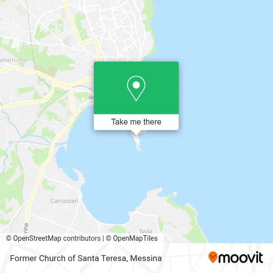 Former Church of Santa Teresa map