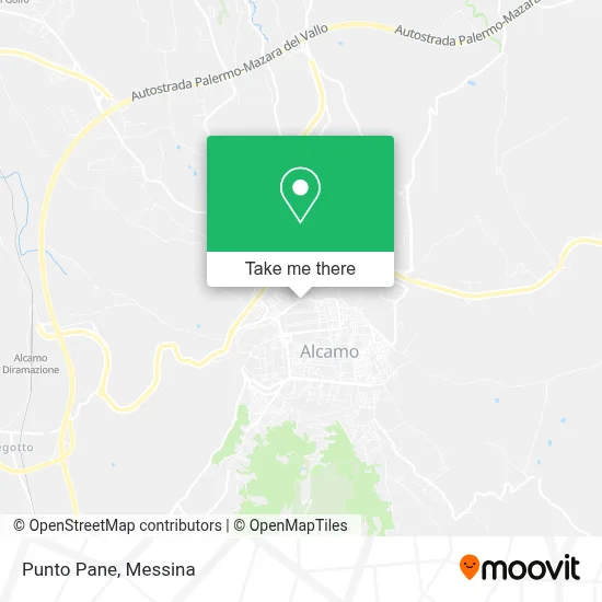 Punto Pane map