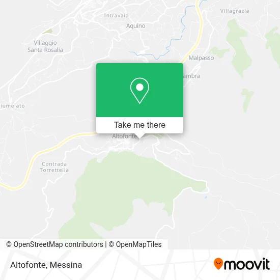 Altofonte map