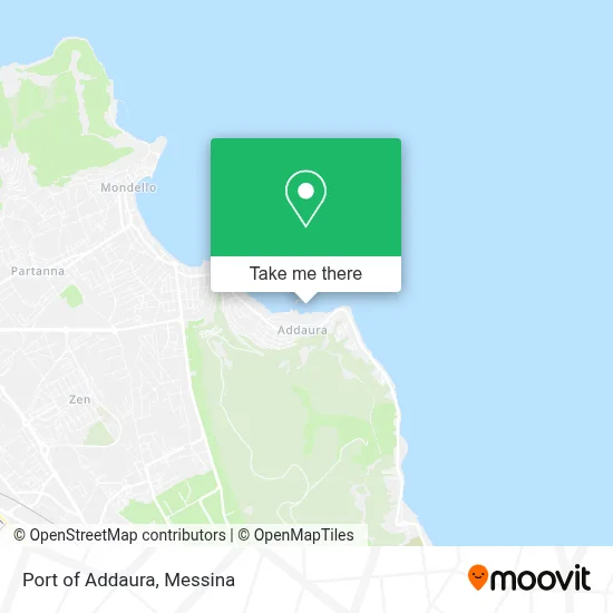 Port of Addaura map