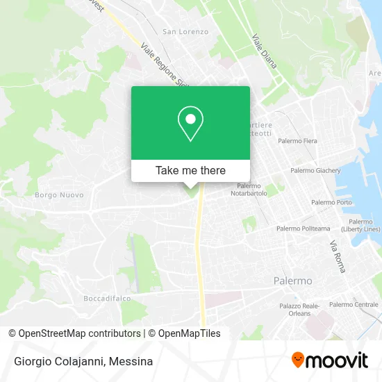 Giorgio Colajanni map