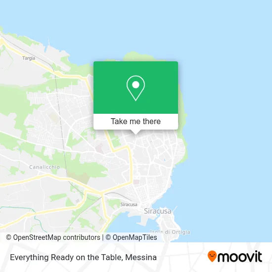 Everything Ready on the Table map