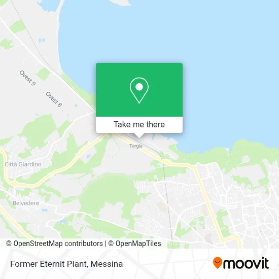 Former Eternit Plant map