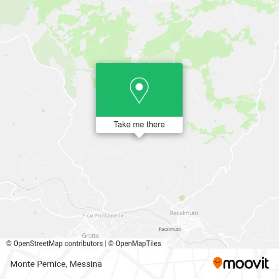 Monte Pernice map