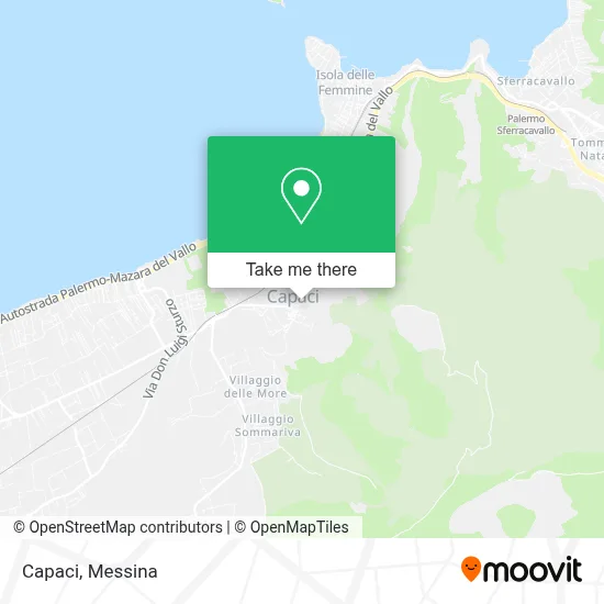 Capaci map