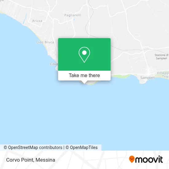 Corvo Point map