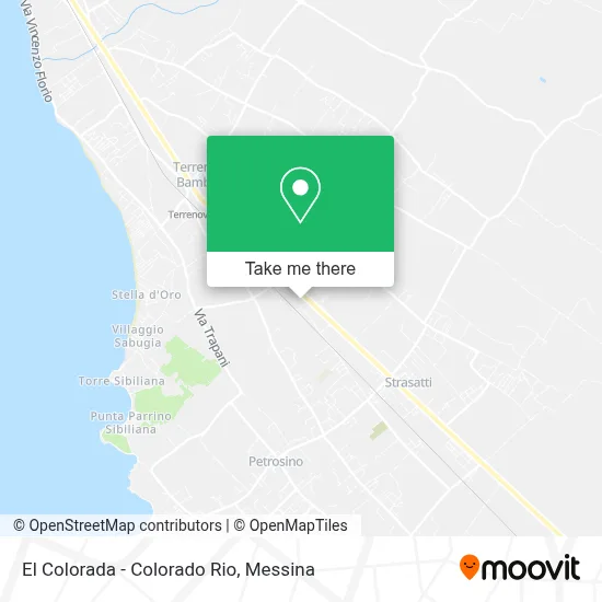 El Colorada - Colorado Rio map