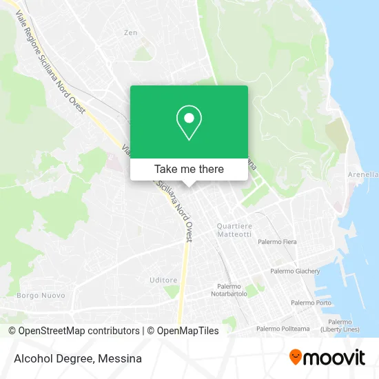 Alcohol Degree map