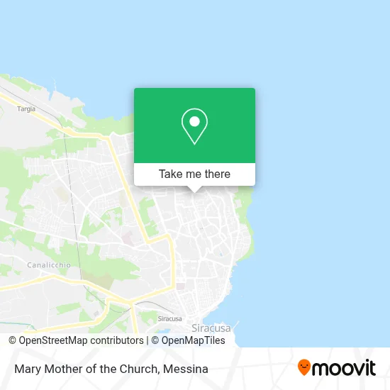 Mary Mother of the Church map