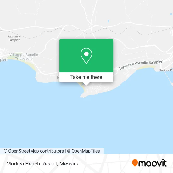 Modica Beach Resort map
