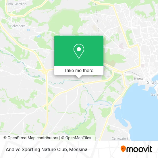 Andive Sporting Nature Club map