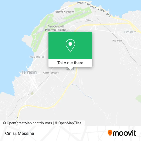Cinisi map