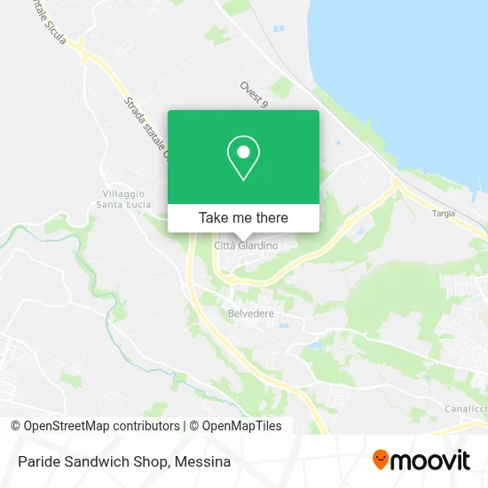 Paride Sandwich Shop map