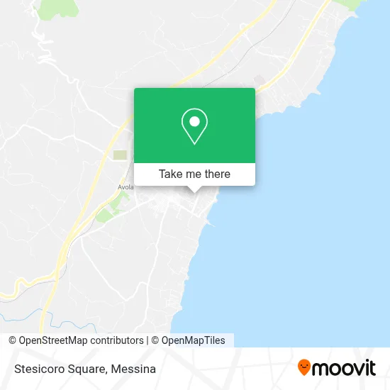 Stesicoro Square map