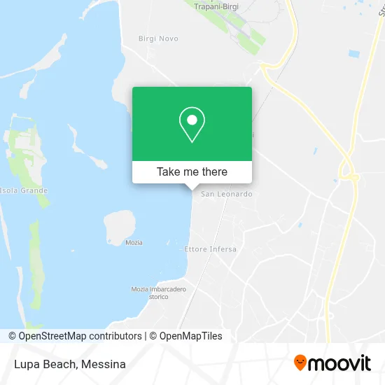 Lupa Beach map