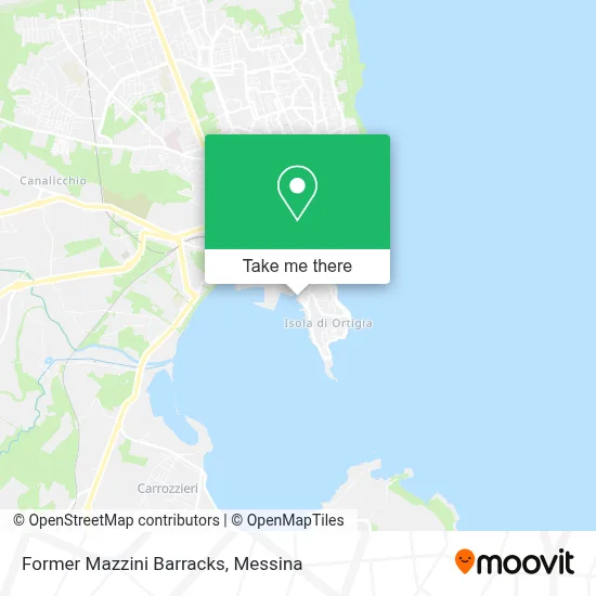 Former Mazzini Barracks map