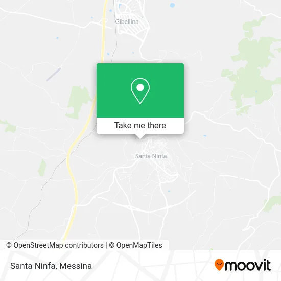 Santa Ninfa map