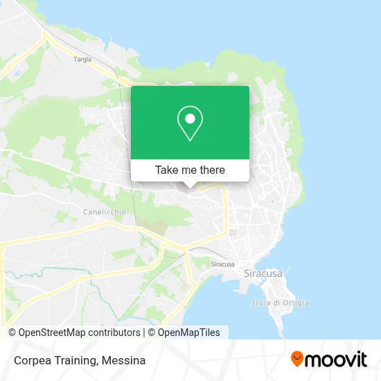 Corpea Training map