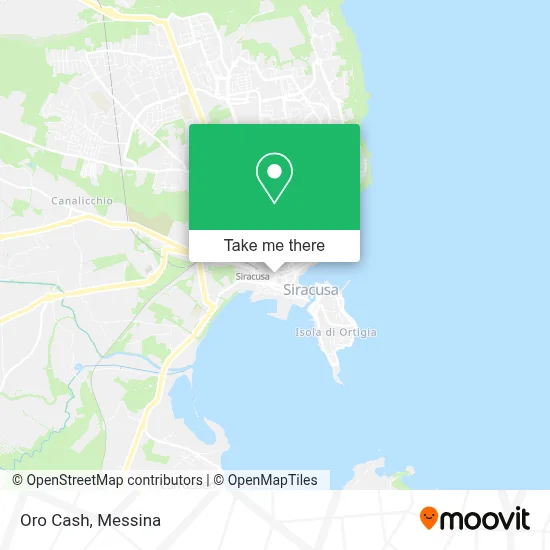 Oro Cash map