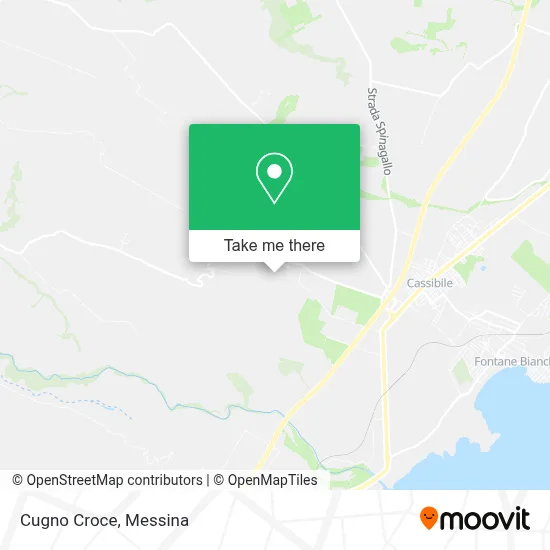 Cugno Croce map