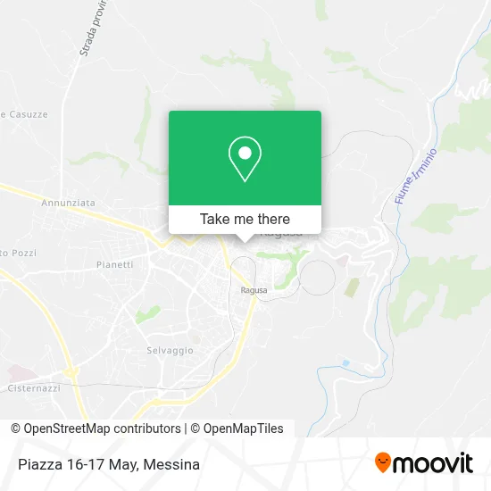 Piazza 16-17 May map
