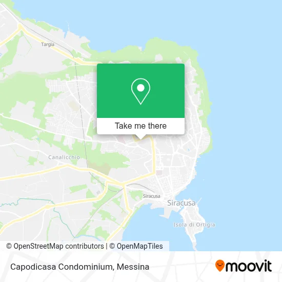 Capodicasa Condominium map