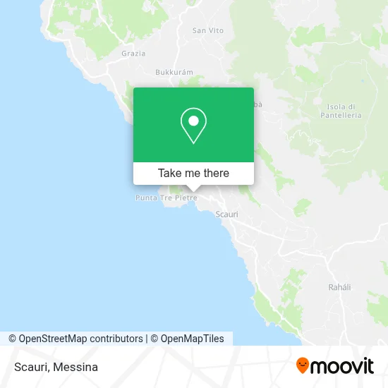 Scauri map