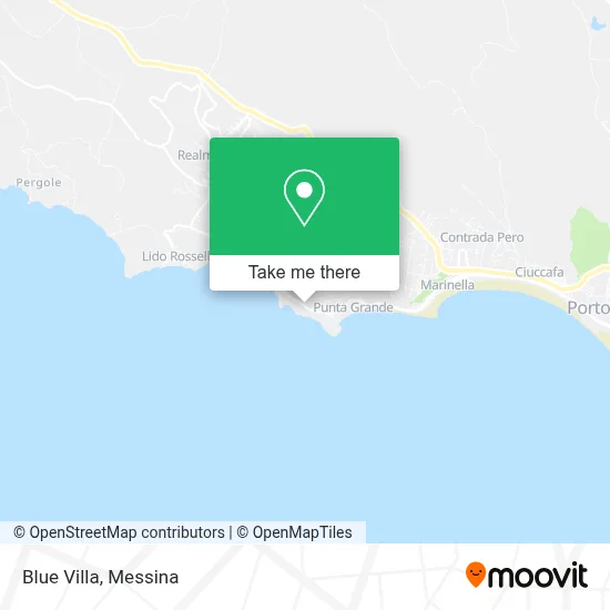 Blue Villa map