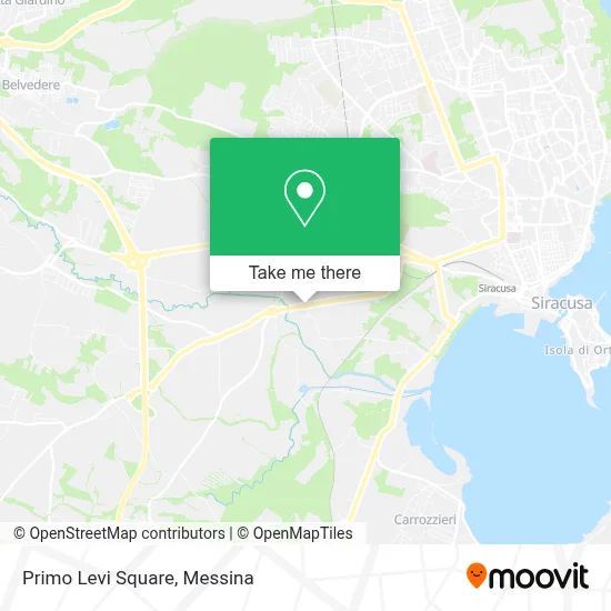 Primo Levi Square map