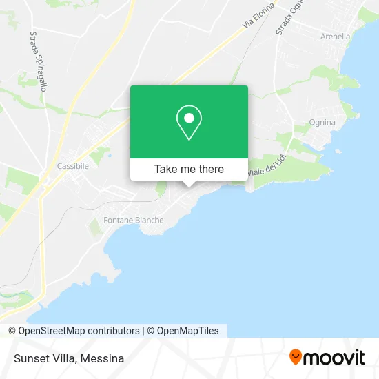 Sunset Villa map