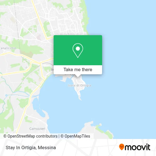 Stay In Ortigia map