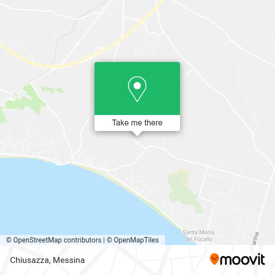 Chiusazza map