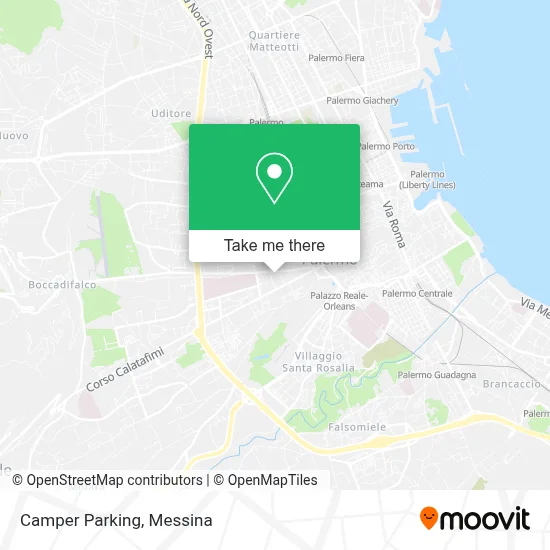 Camper Parking map