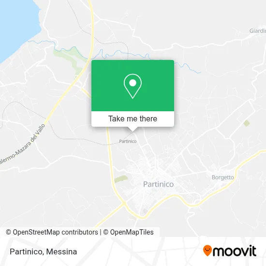Partinico map