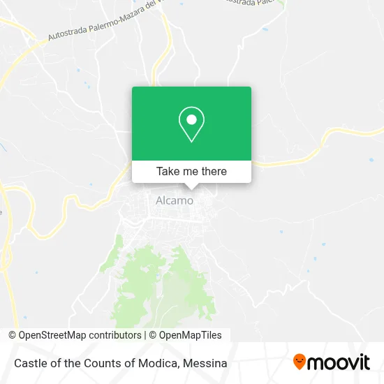 Castle of the Counts of Modica map