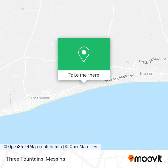 Three Fountains map