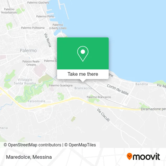 Maredolce map